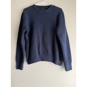 Super dry knit company sweater blue Large